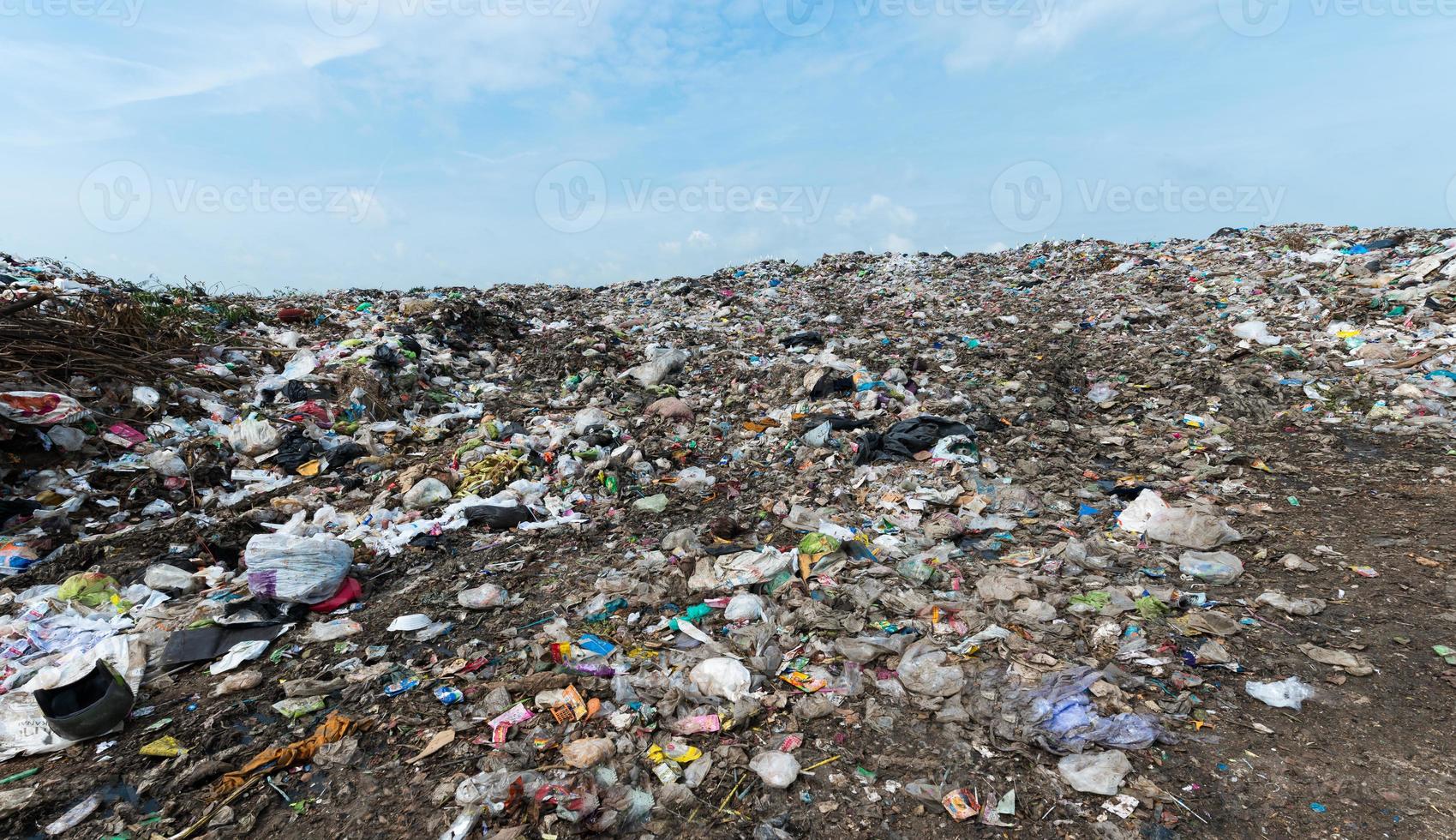 garbage in Sanitary Landfill, waste photo