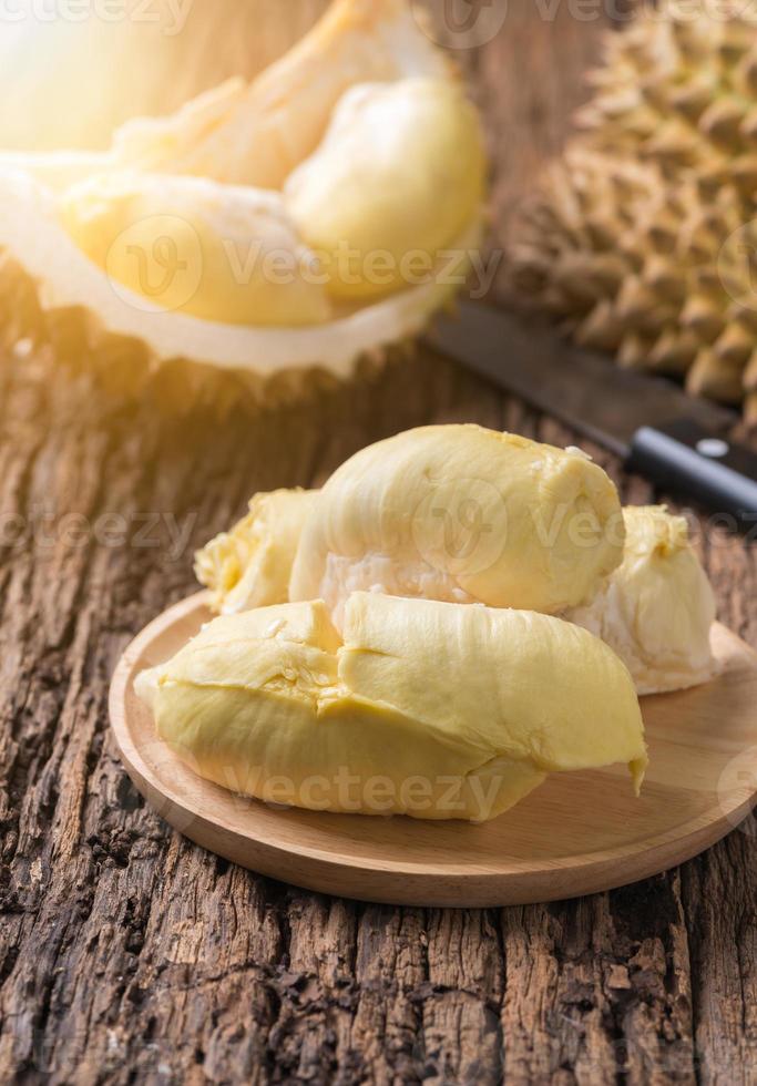 durian, King of fruits. photo