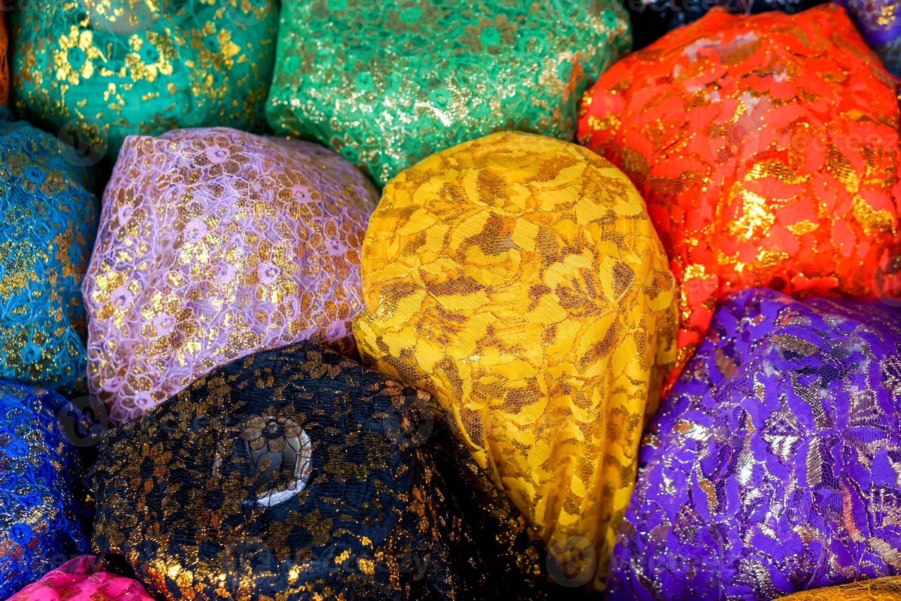 Top View And Colorful Of Saree Fabrics Fit To Screen Background And top-view-and-colorful-of-saree-fabrics-fit-to-screen-background-and