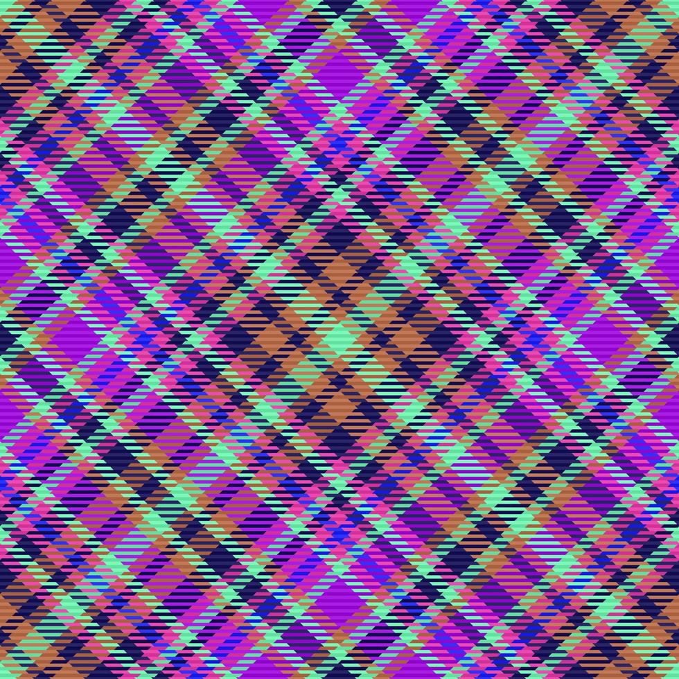 Textile fabric pattern. Seamless check background. Vector texture plaid tartan.