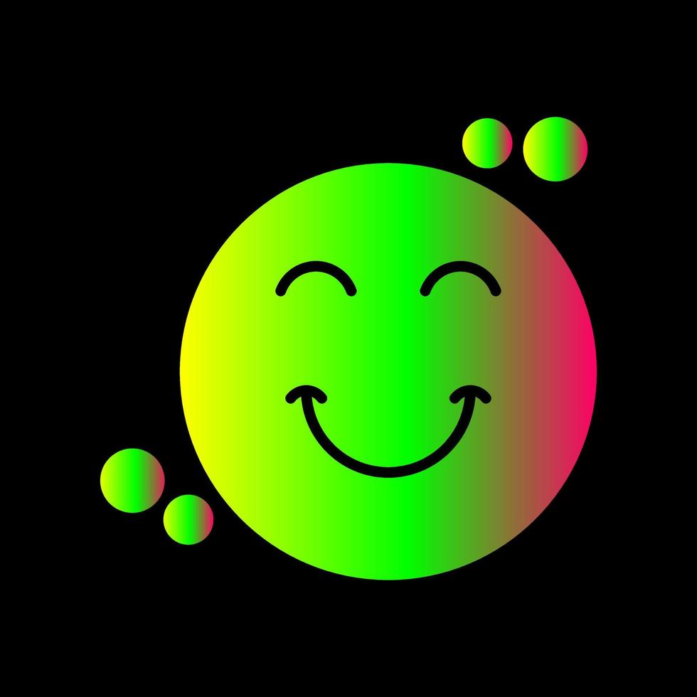 icono de vector de sonrisa