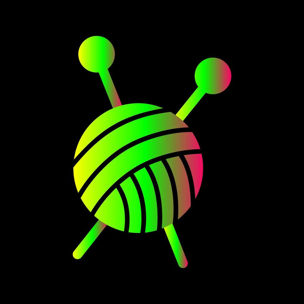 Knitting Vector Icon
