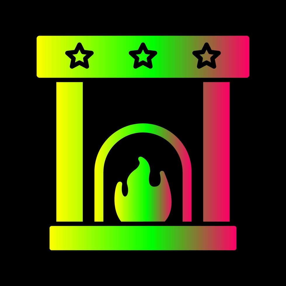 Fireplace Vector Icon