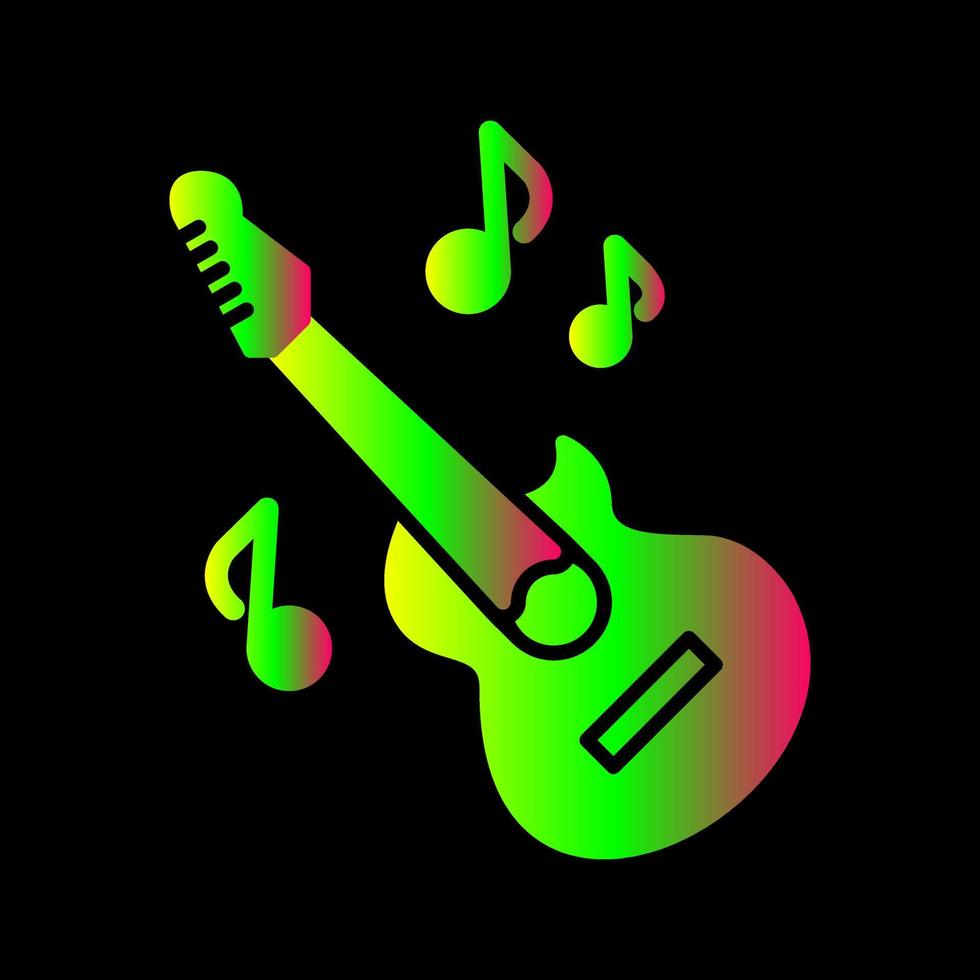 icono de vector de guitarra