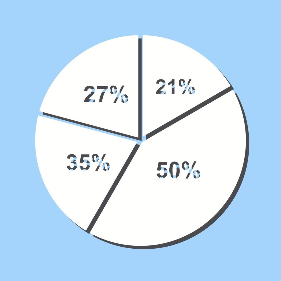Pie Chart Vector Icon