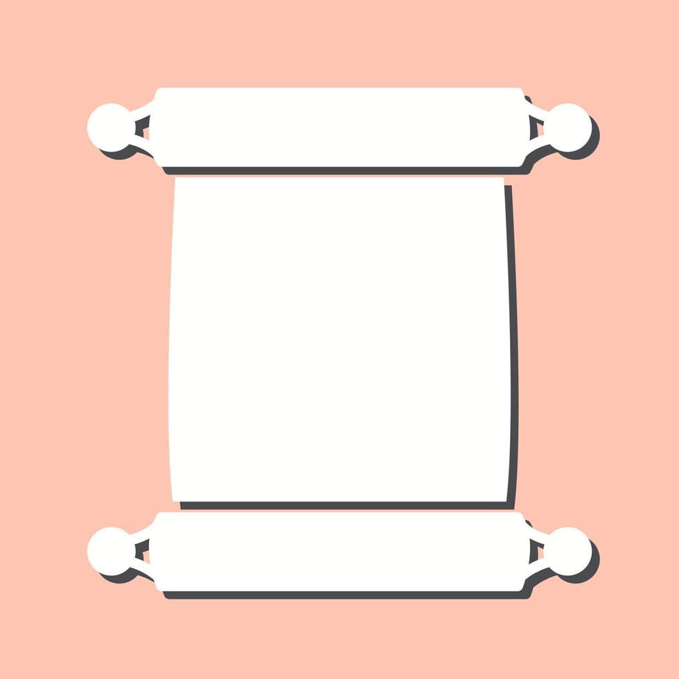 Scroll of Paper Vector Icon