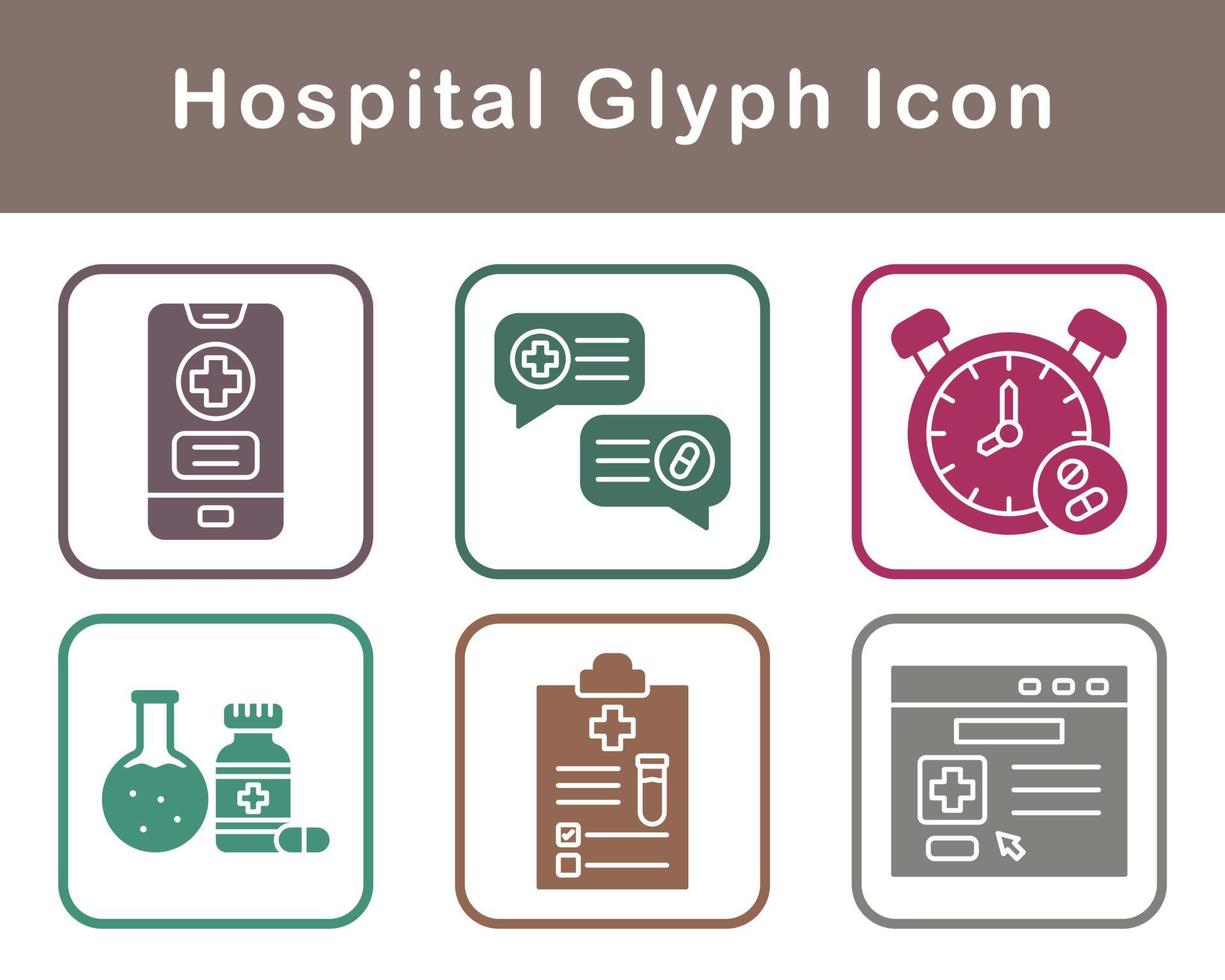 Hospital Vector Icon Set