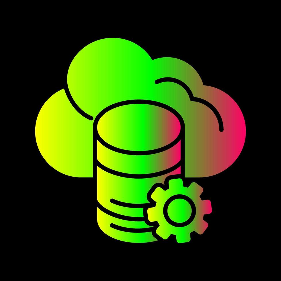 Cloud Data Vector Icon