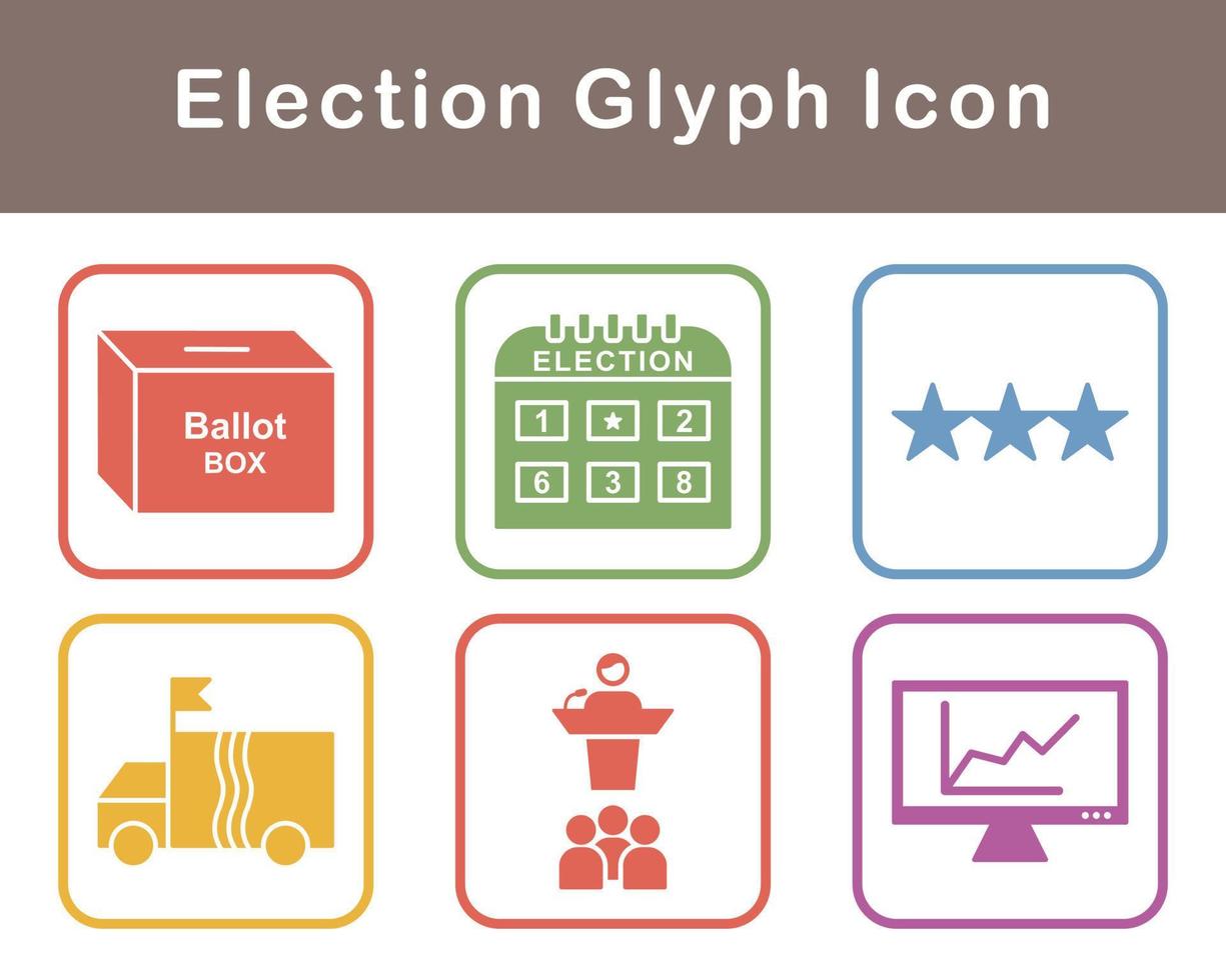 Election Vector Icon Set