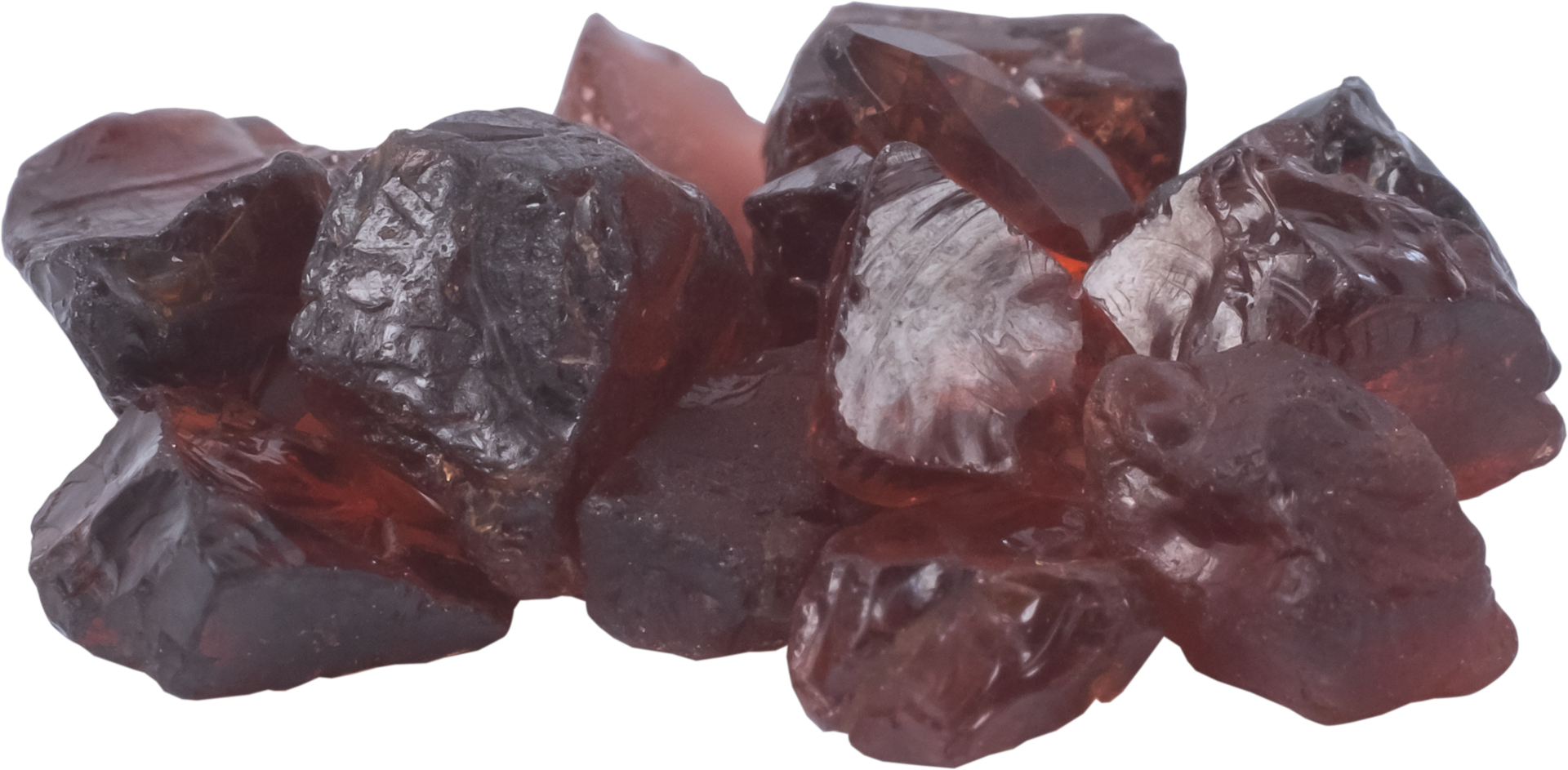 healing stone cut out on transparent background. png