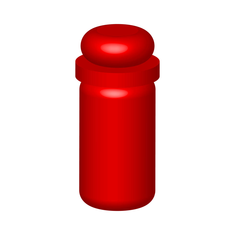 3D bottle PNG
