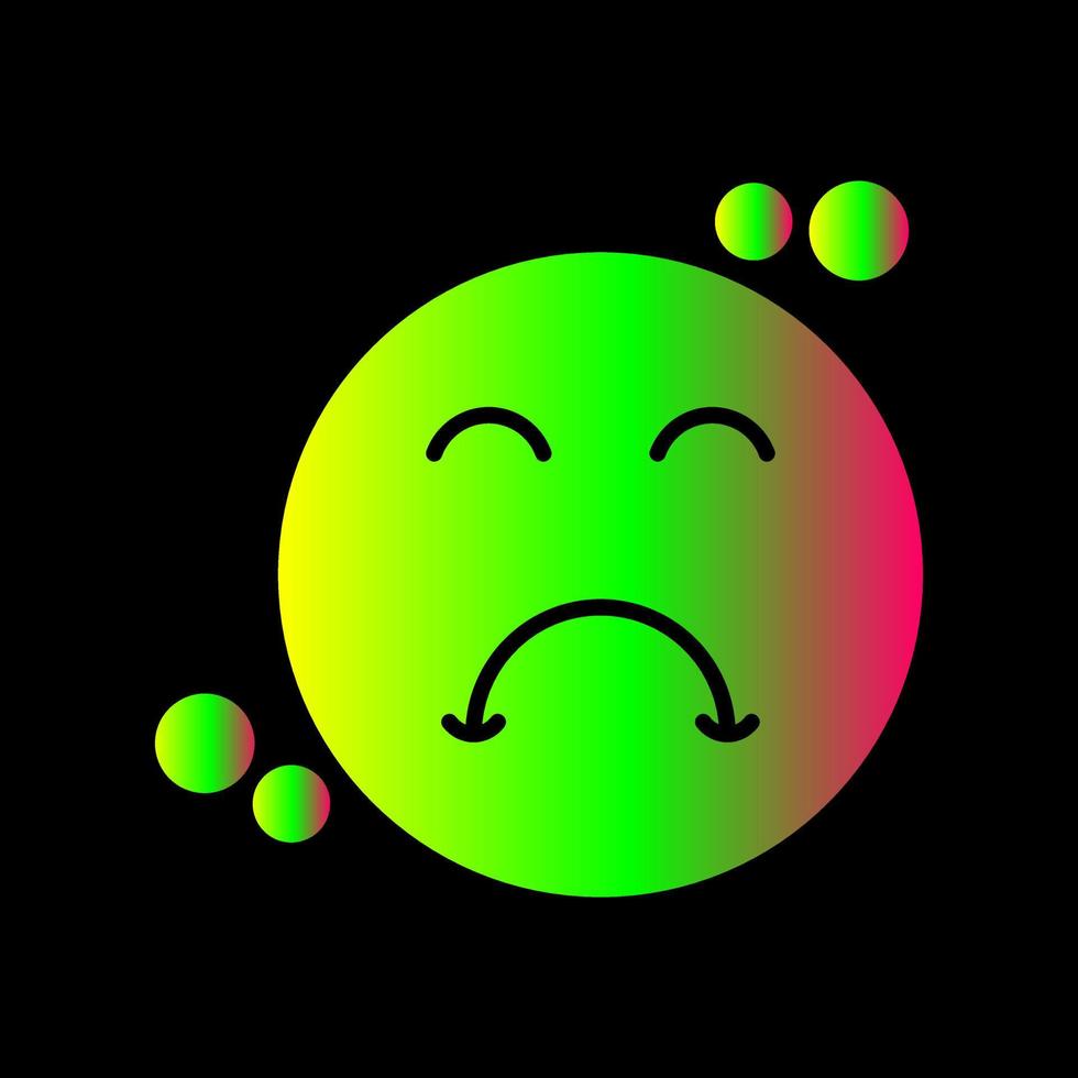 Upset Vector Icon