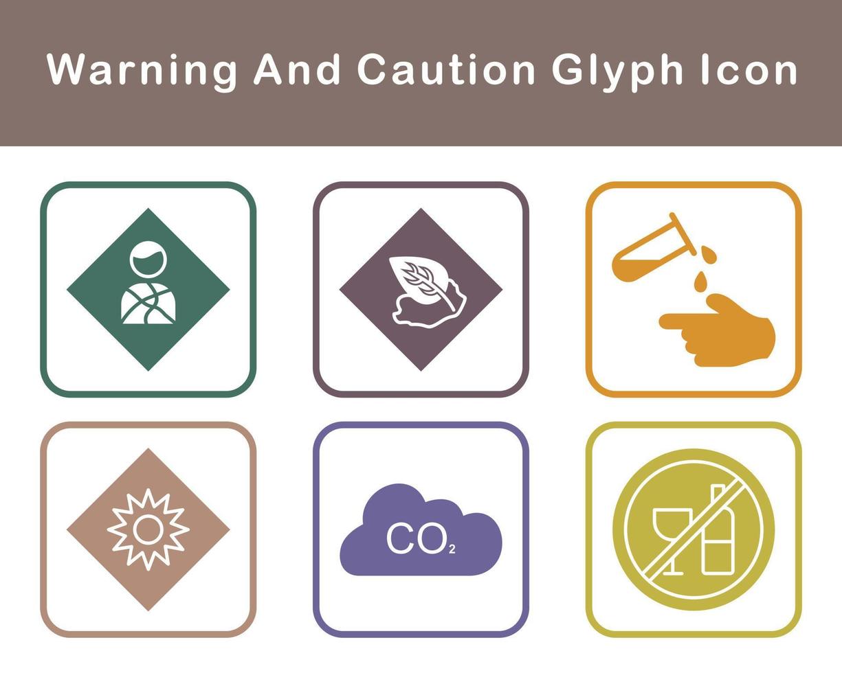 Warning And Caution Vector Icon Set