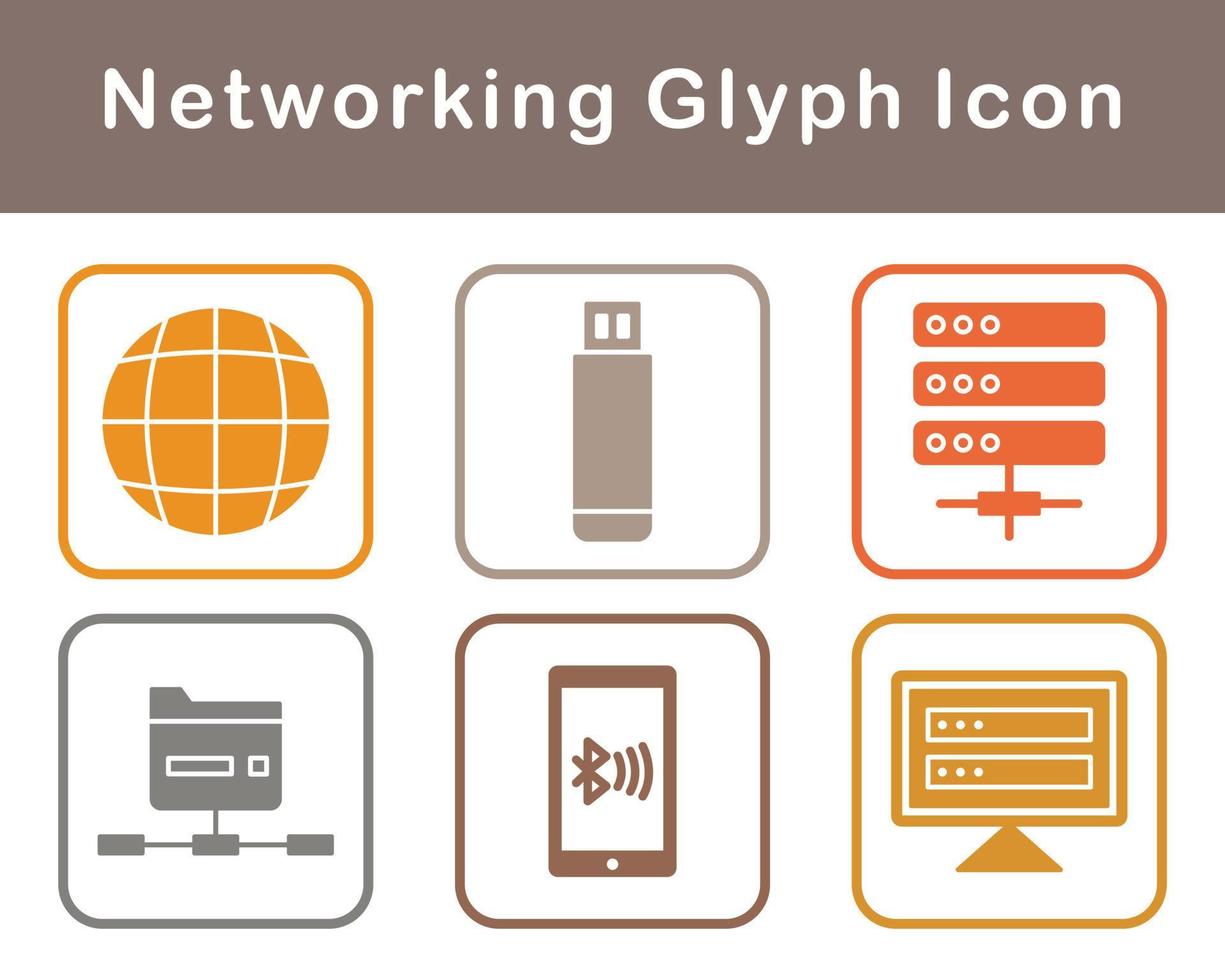 Networking Vector Icon Set