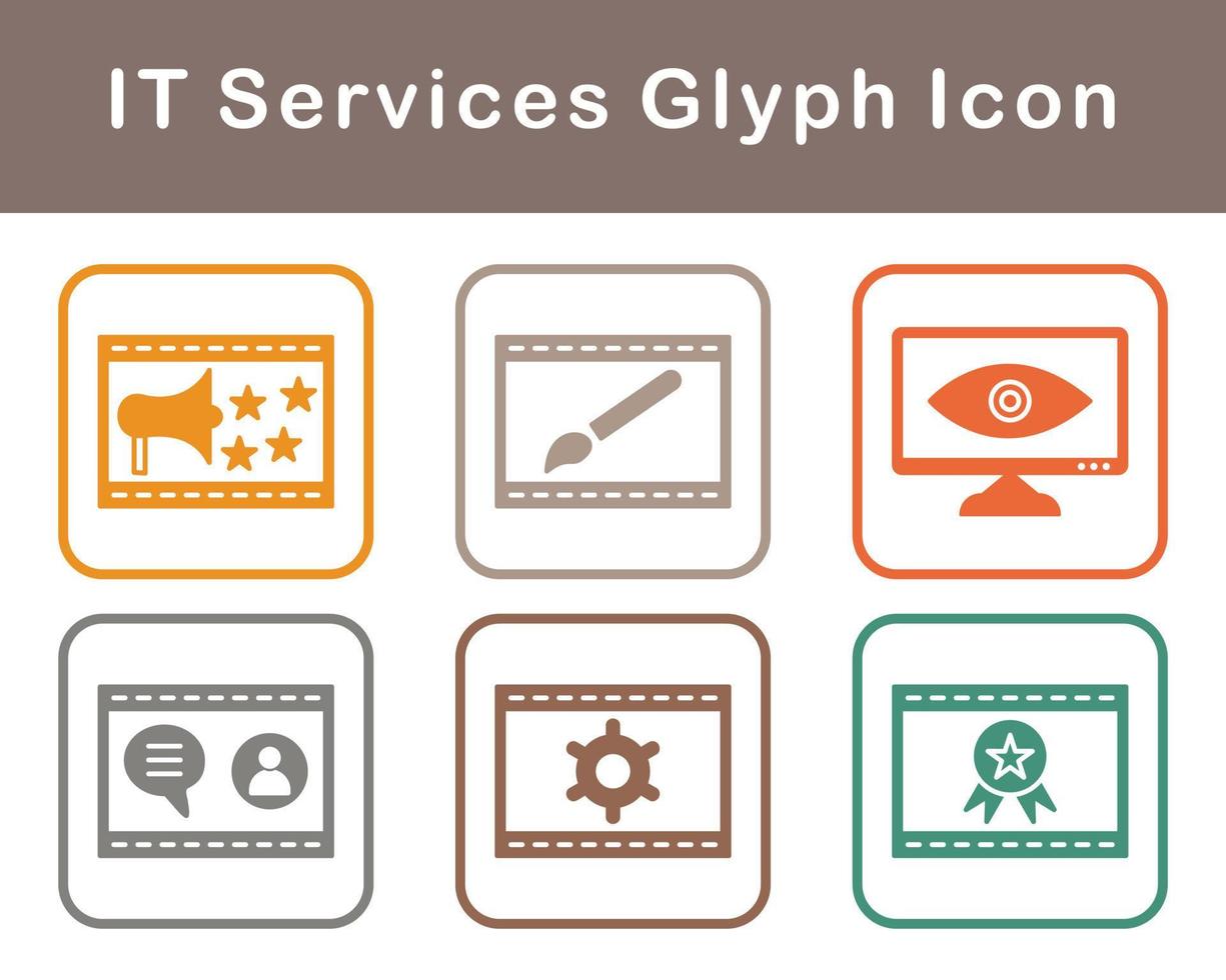 IT Services Vector Icon Set