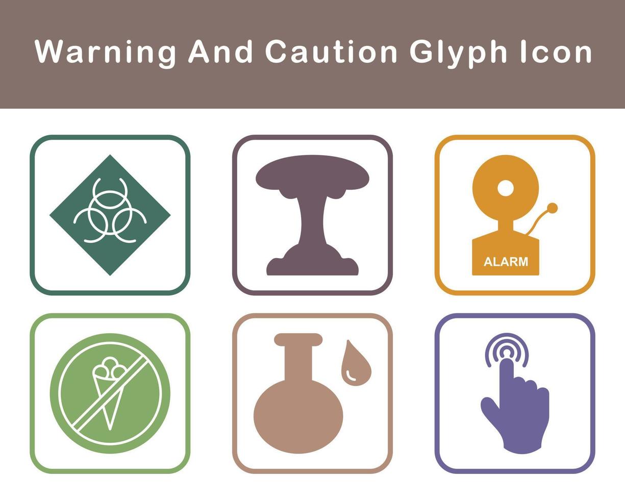 Warning And Caution Vector Icon Set