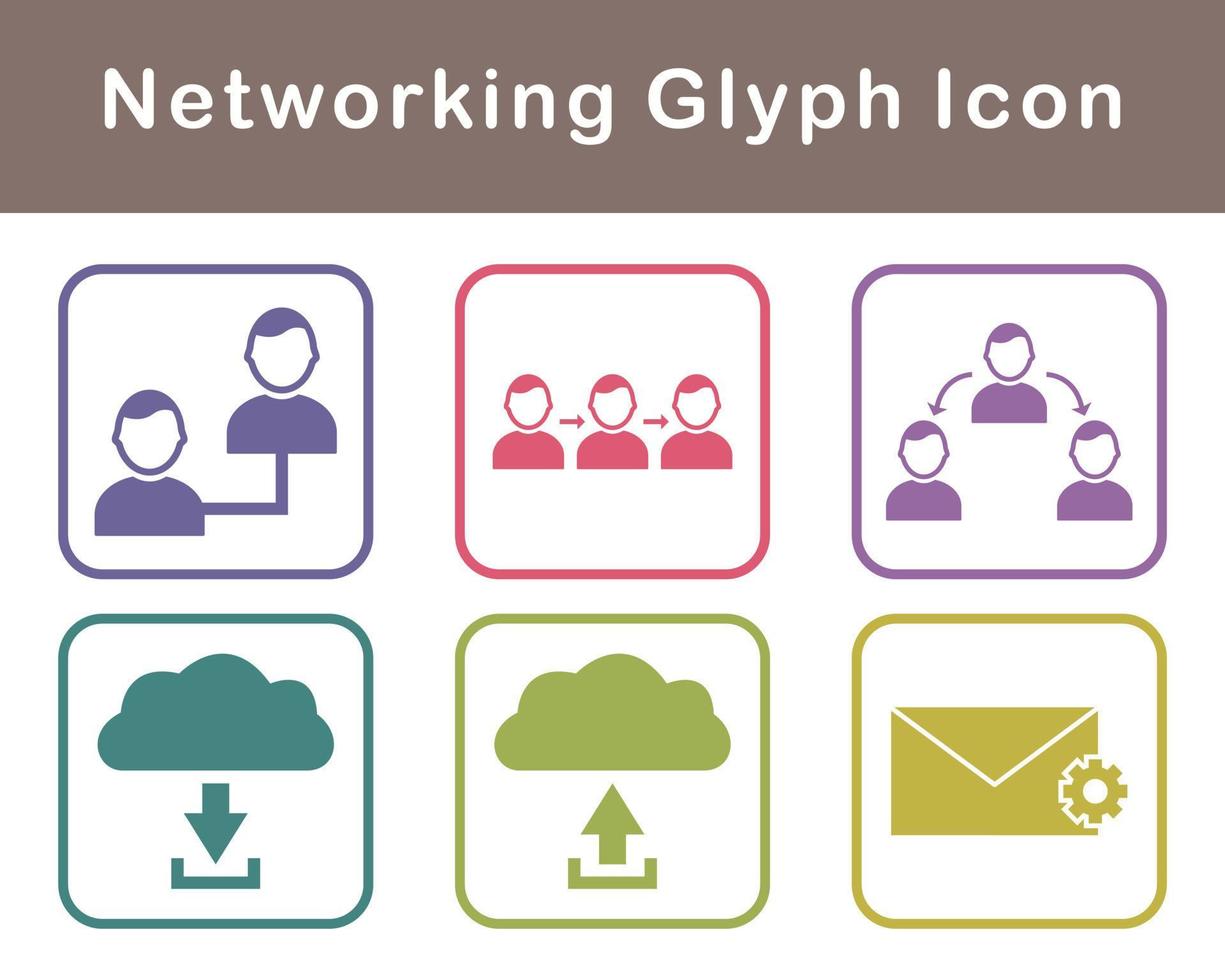 Networking Vector Icon Set