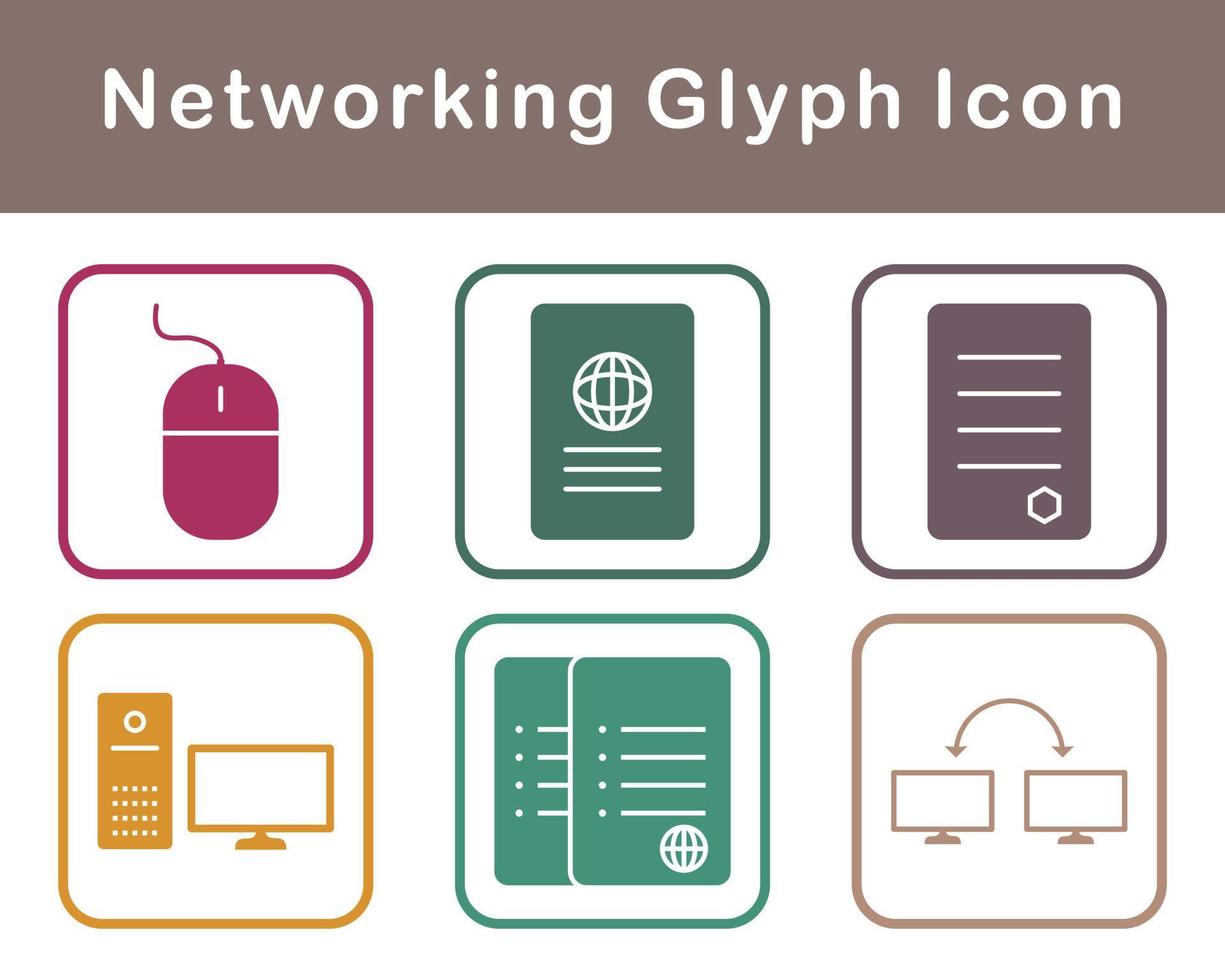 Networking Vector Icon Set