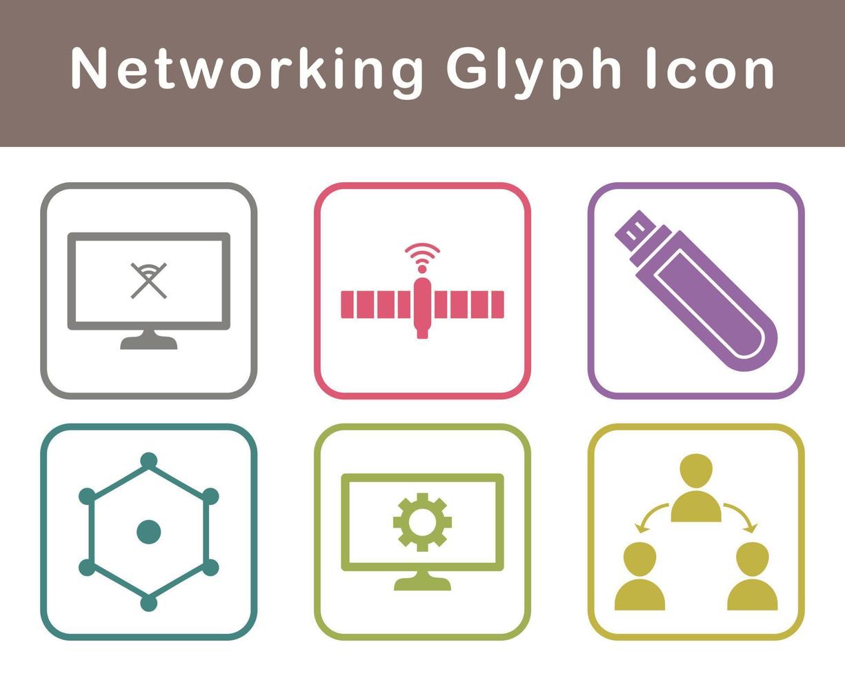 Networking Vector Icon Set