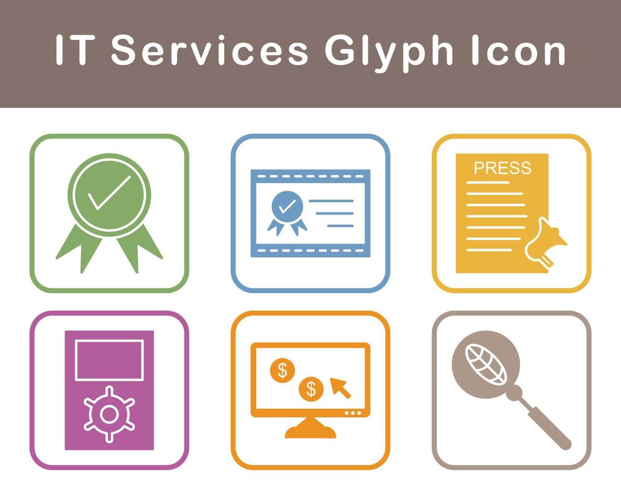 IT Services Vector Icon Set