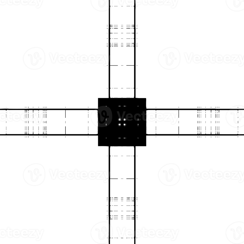 meetkundig en vorm structuur achtergrond. abstract grunge overlappen. PNG grafisch illustratie met transparant achtergrond.