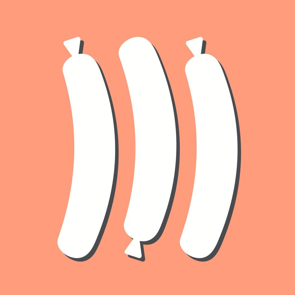 Hot Sausage Vector Icon