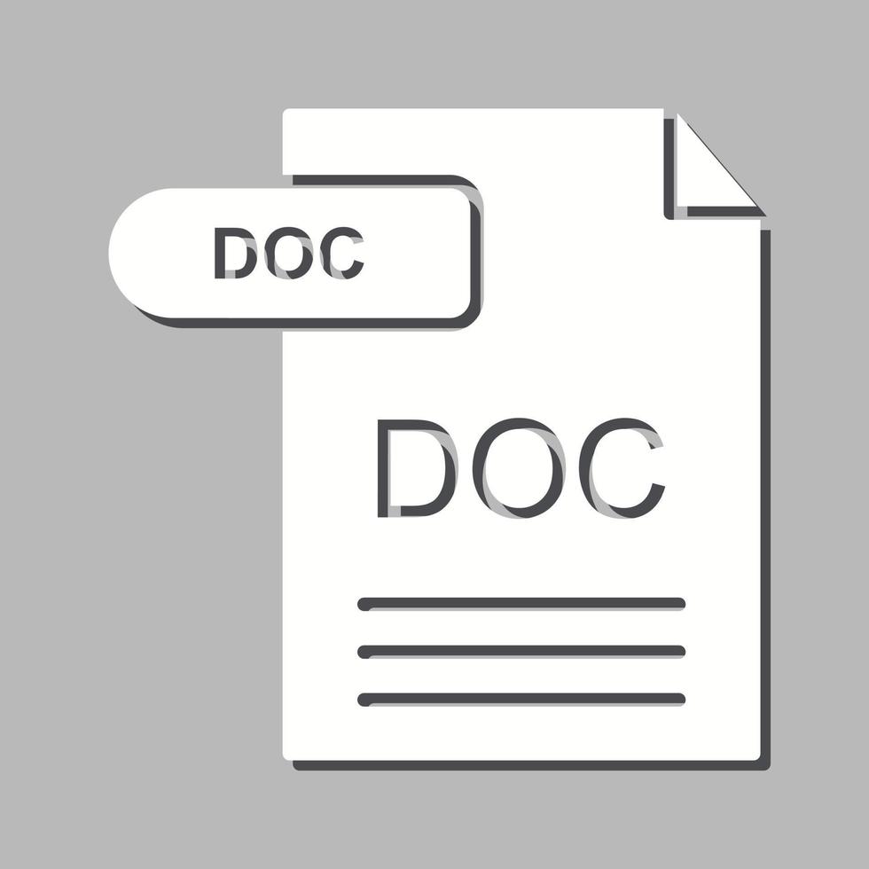 DOC Vector Icon