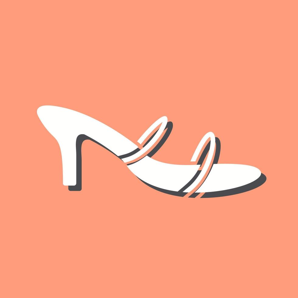 Stylish Sandals Vector Icon