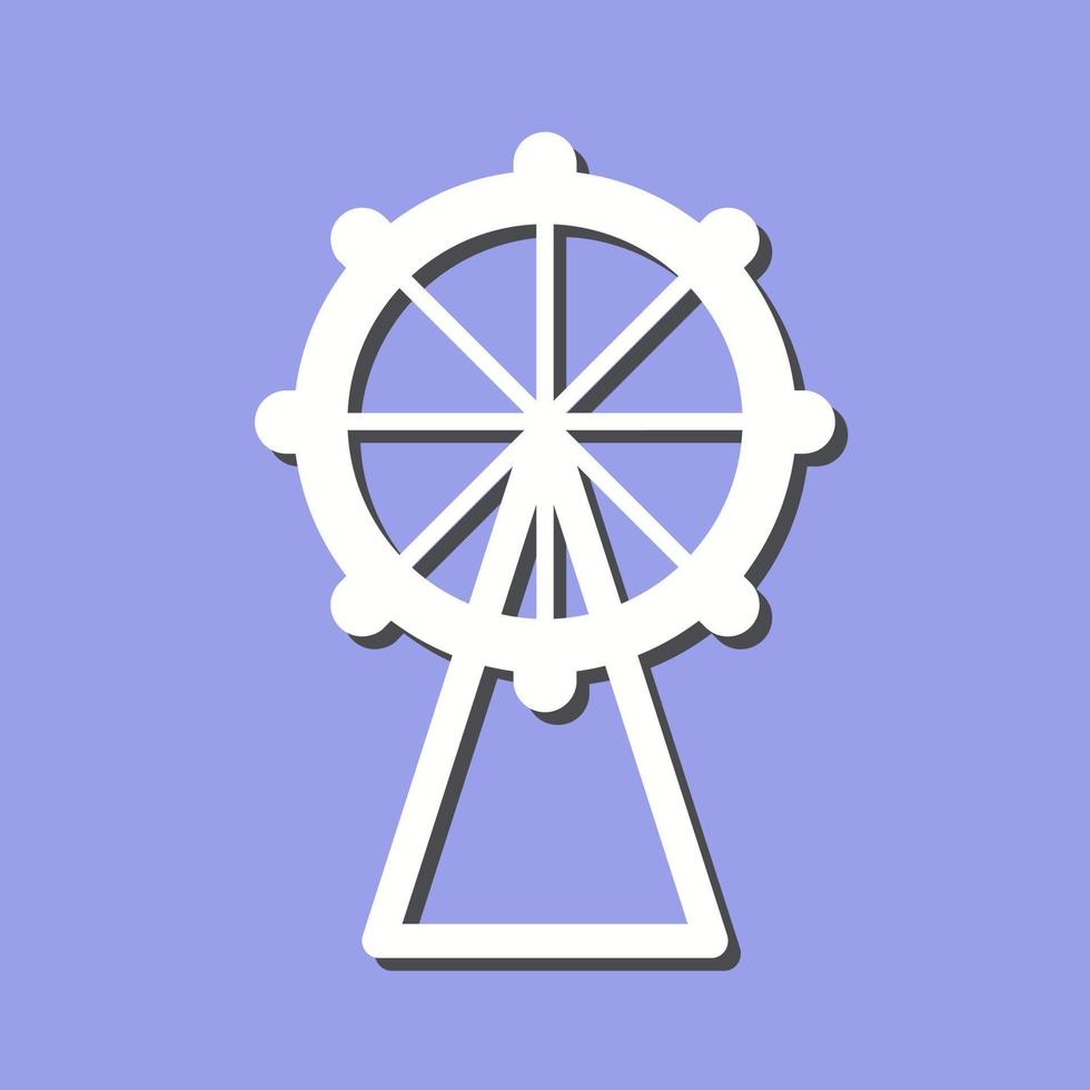 Ferris Wheel Vector Icon