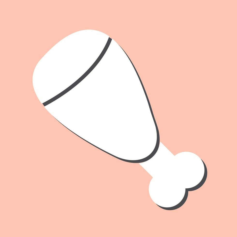 Cooked Ham Vector Icon