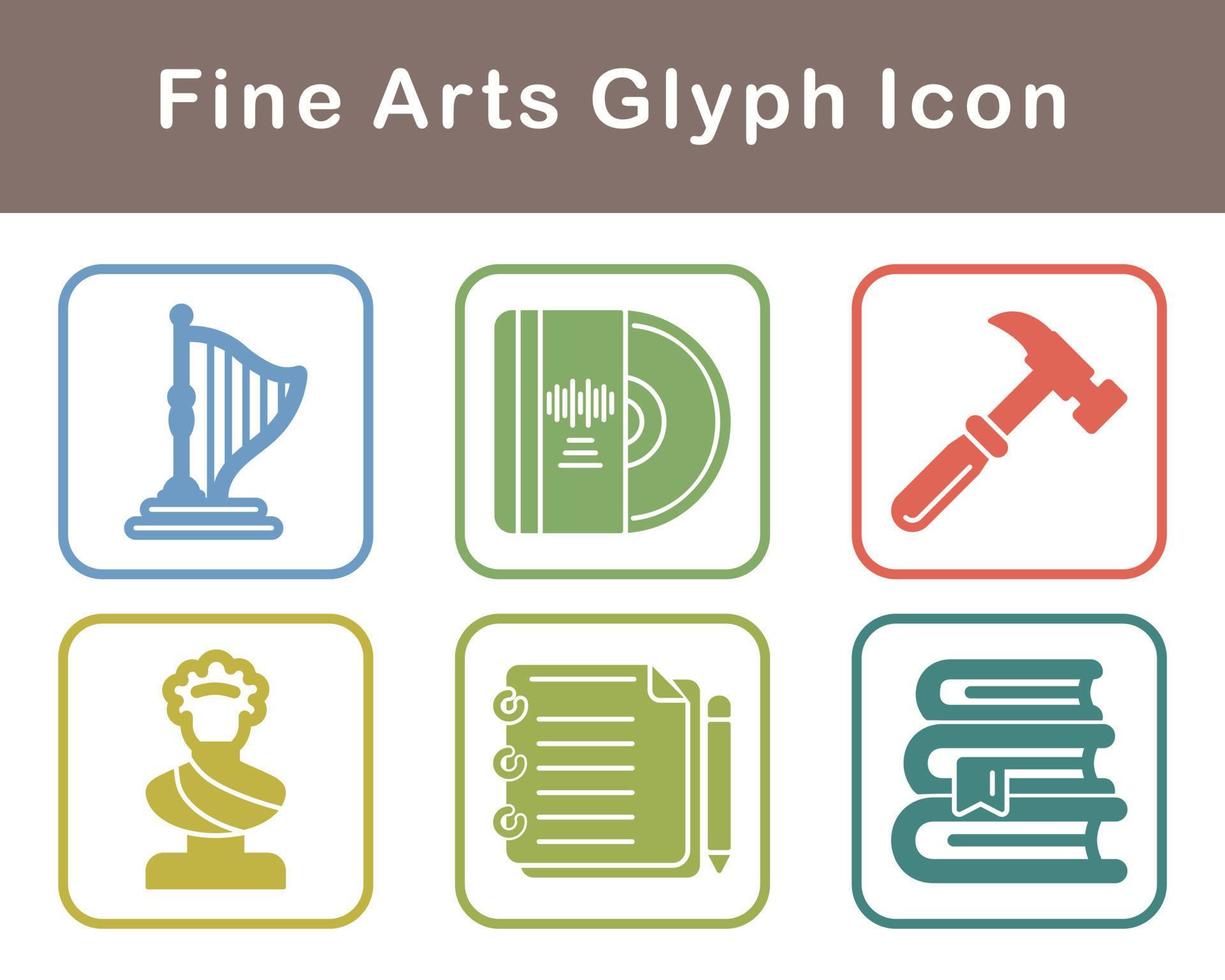 Fine Arts Vector Icon Set