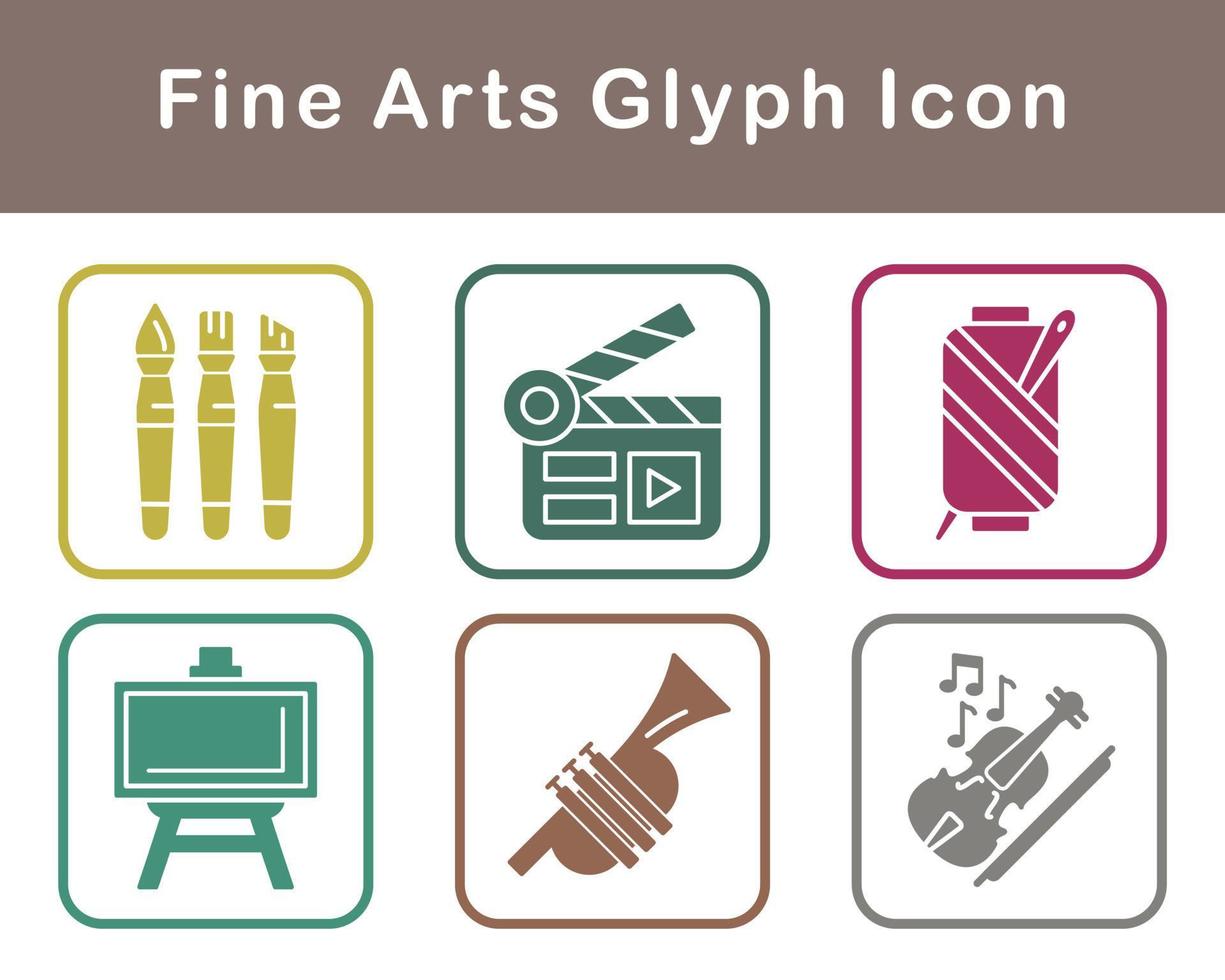 Fine Arts Vector Icon Set