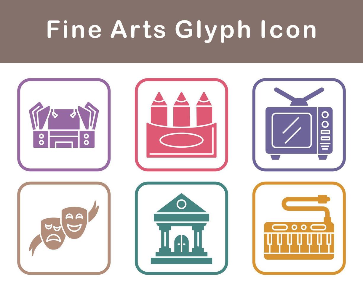 Fine Arts Vector Icon Set