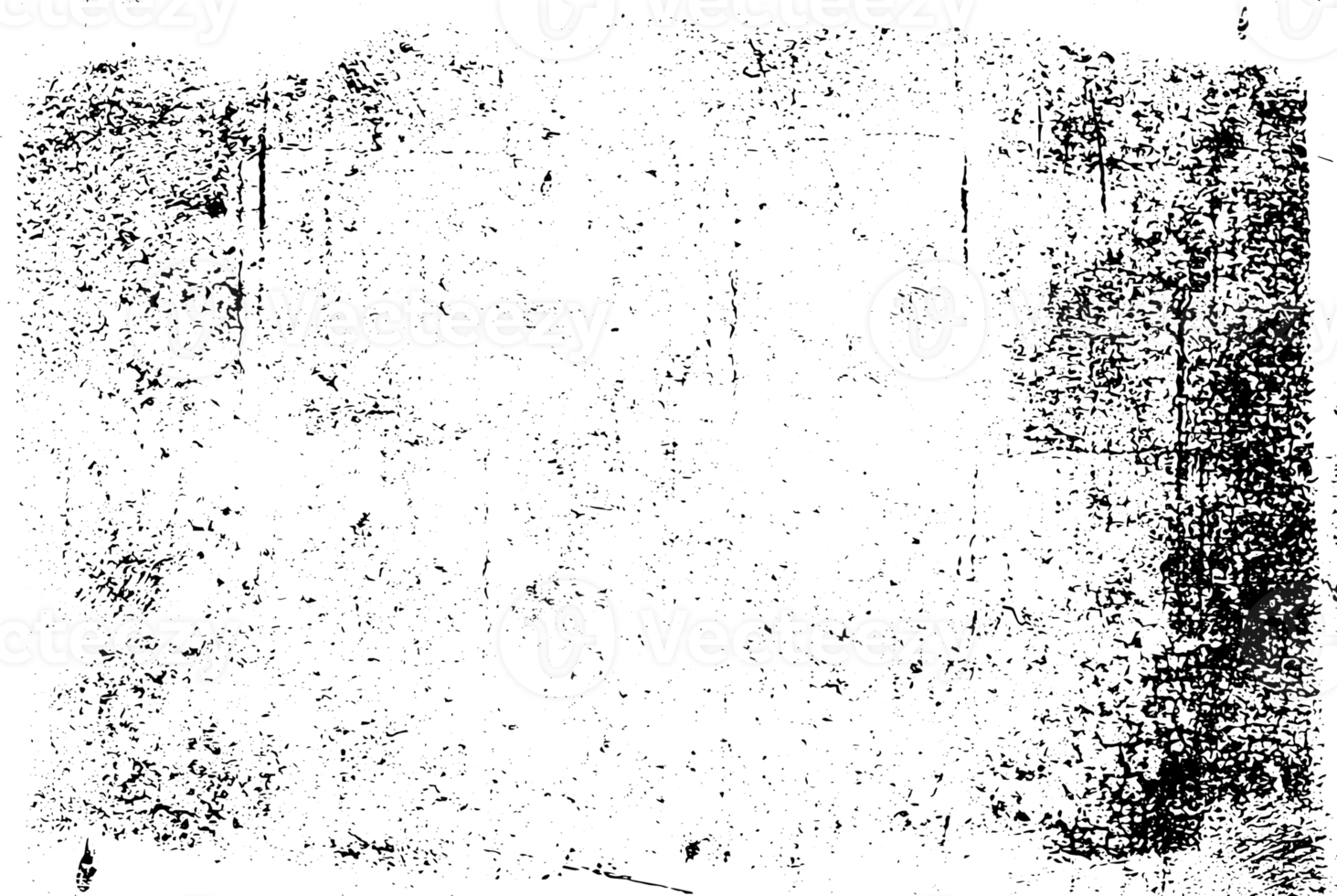 rustiek grunge structuur met graan en vlekken. abstract lawaai achtergrond. PNG grafisch illustratie met transparant achtergrond.