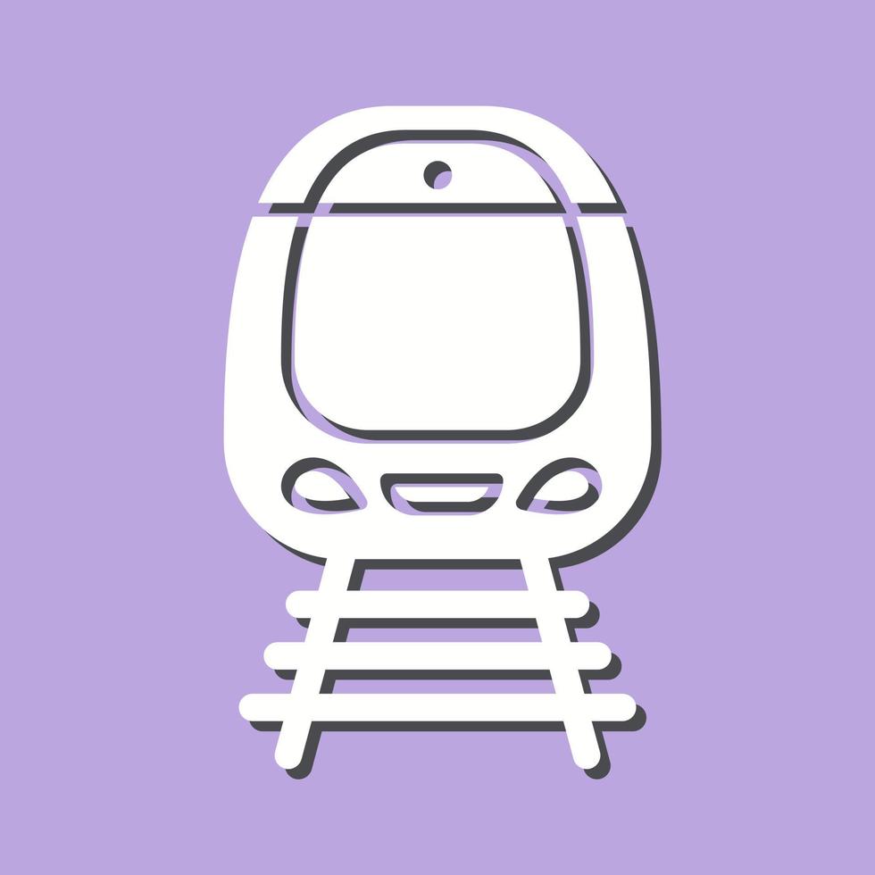 icono de vector de tren