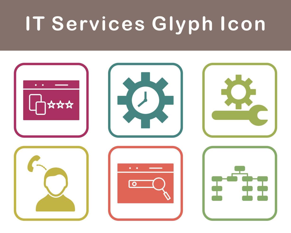 IT Services Vector Icon Set