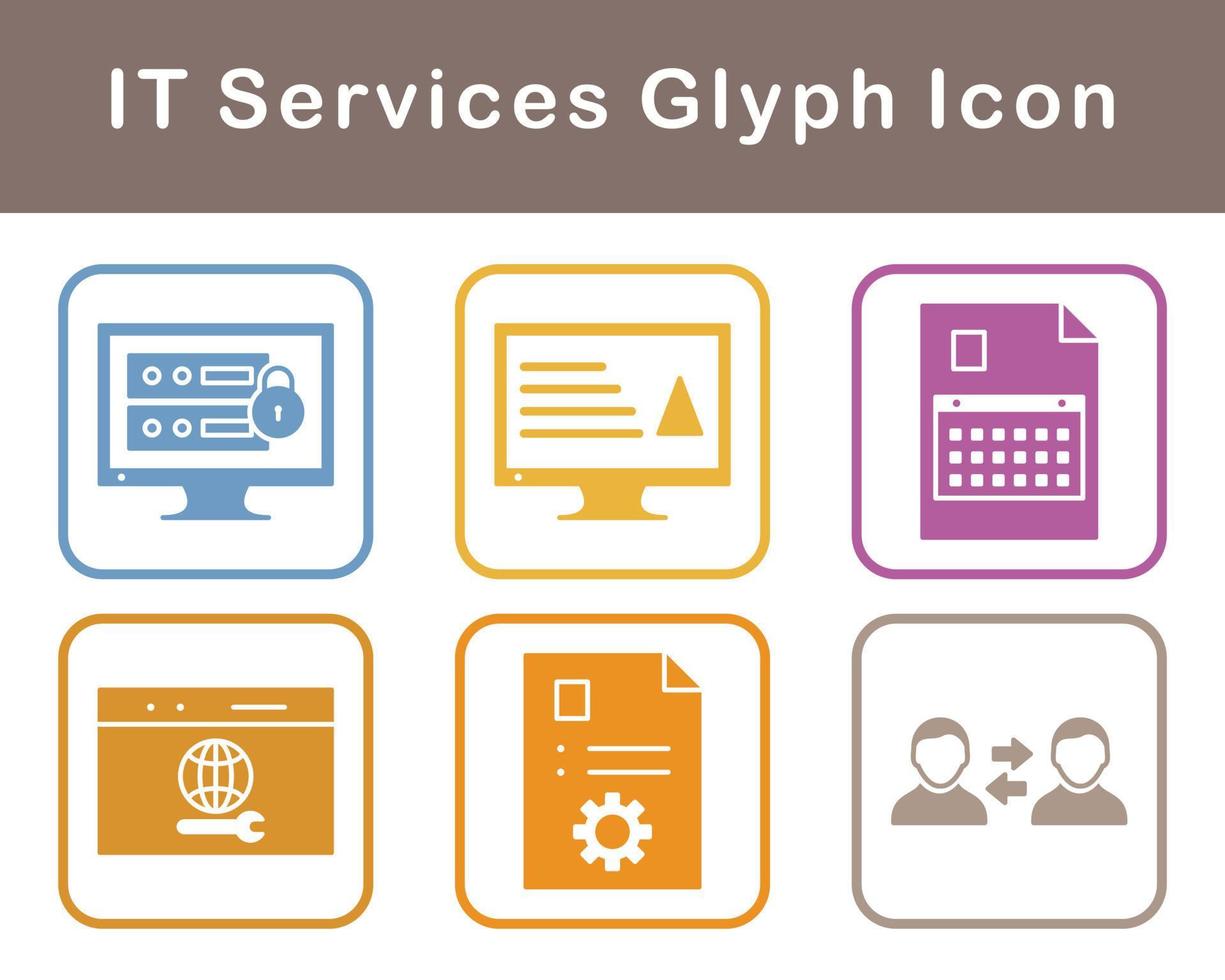 IT Services Vector Icon Set