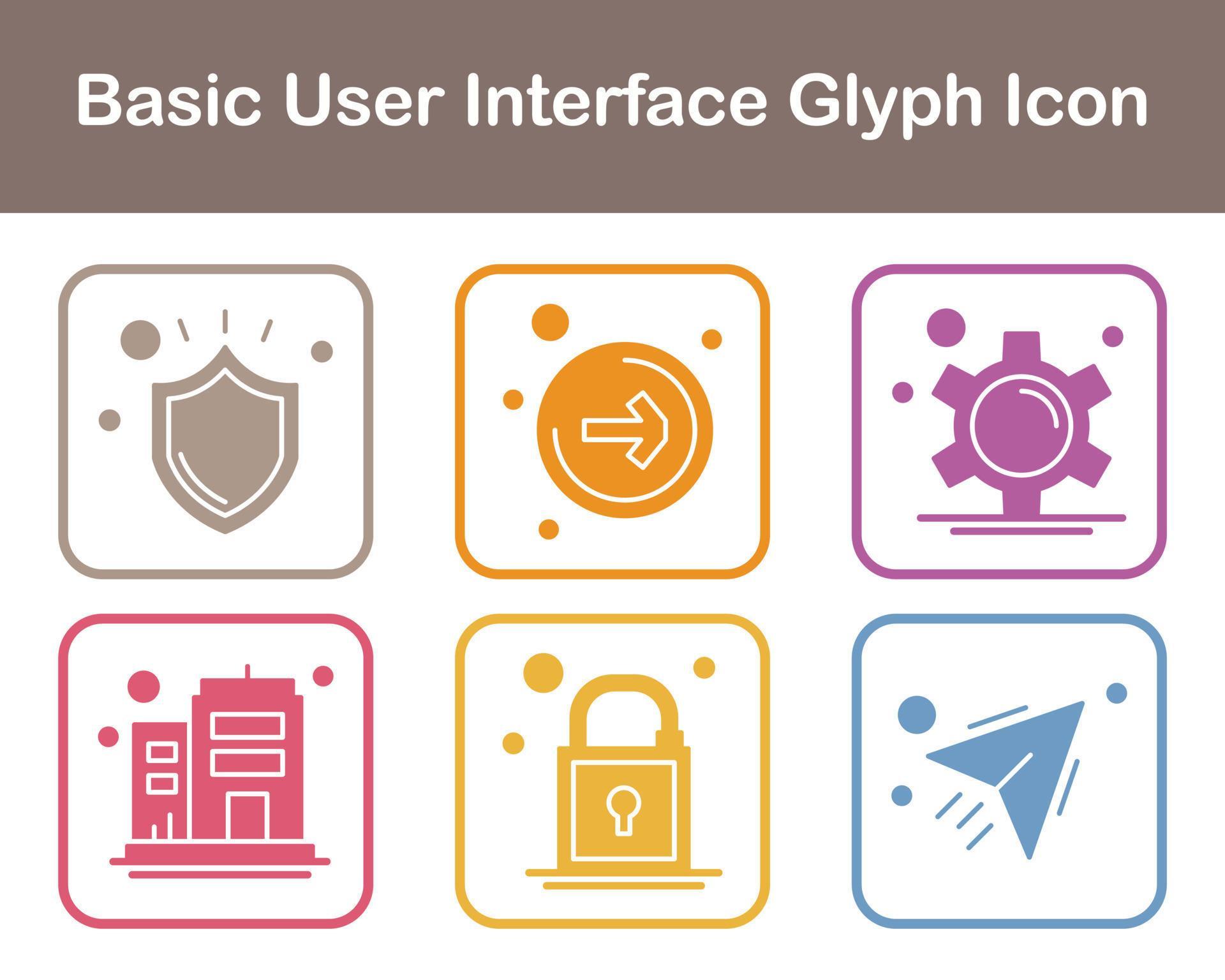 Basic User Interface Vector Icon Set 21455244 Vector Art at Vecteezy
