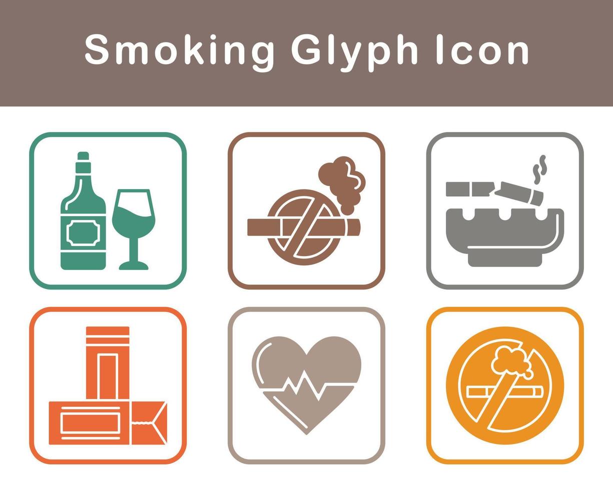 Smoking Vector Icon Set