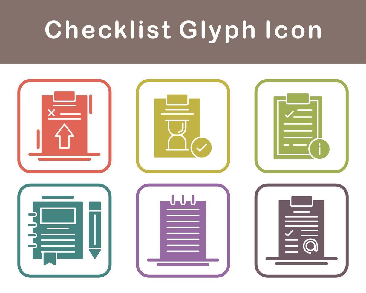 Checklist Vector Icon Set