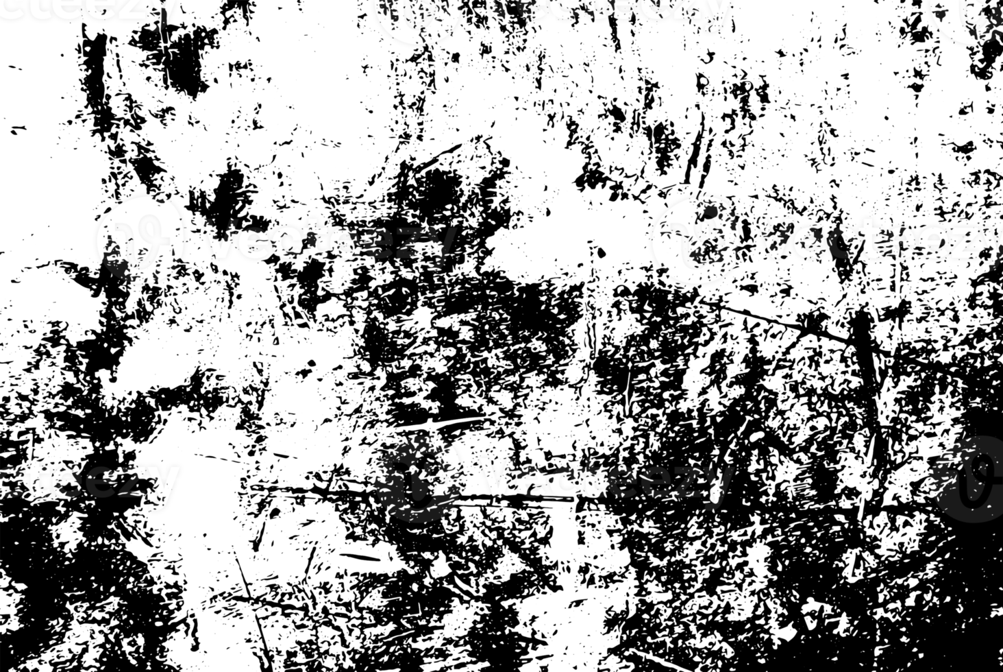 rustikal Grunge Textur mit Korn und Flecken. abstrakt Lärm Hintergrund. png Grafik Illustration mit transparent Hintergrund.