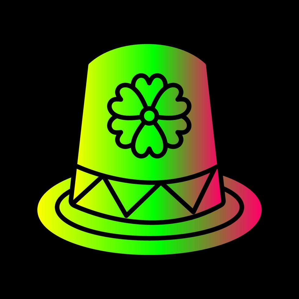 icono de vector de sombrero