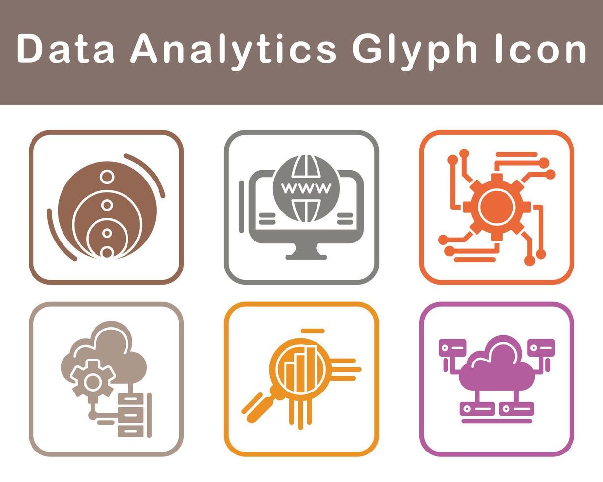 Data Analytics Vector Icon Set 21455903 Vector Art at Vecteezy