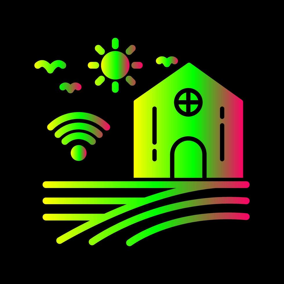 Smart Farm Vector Icon