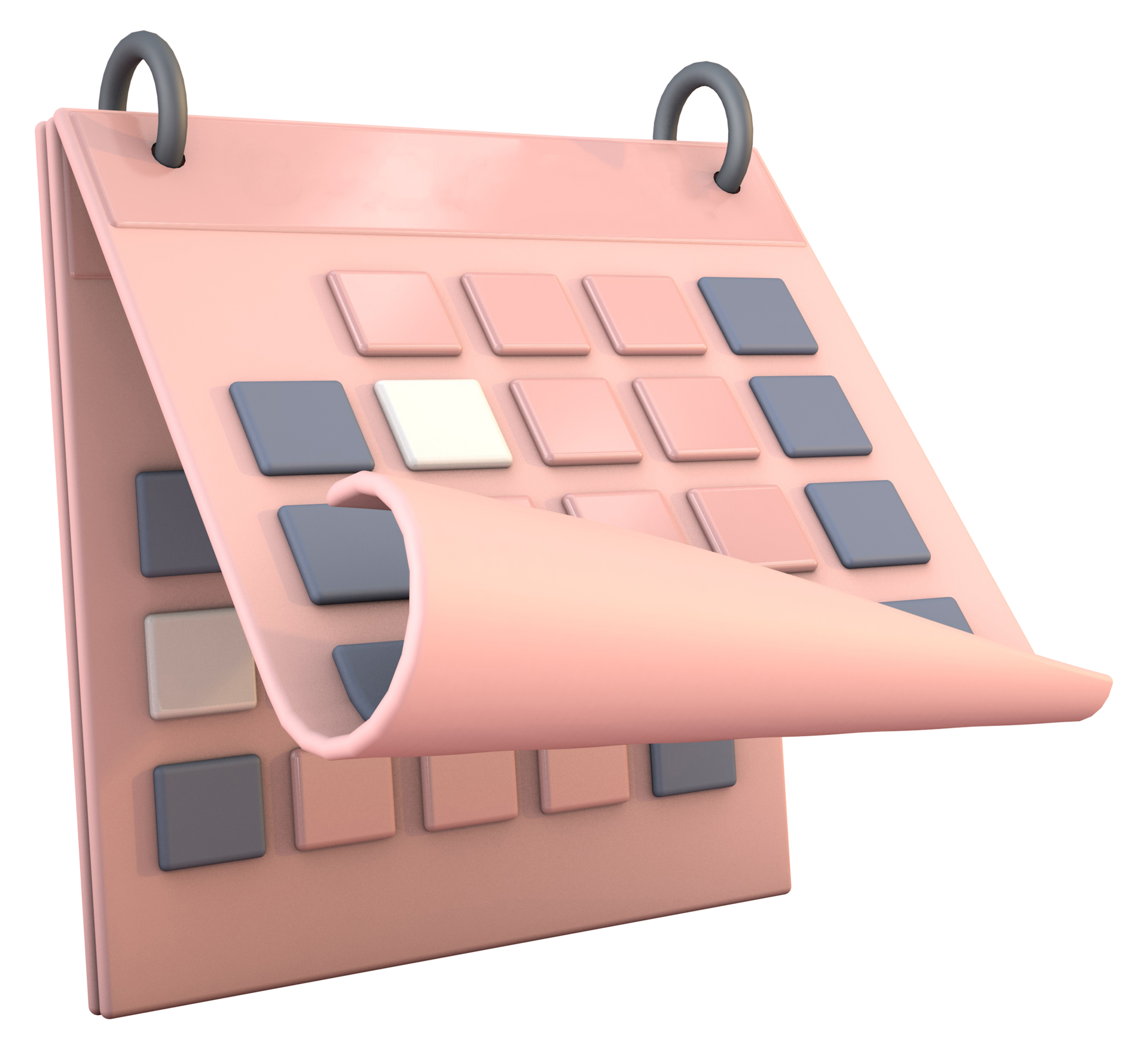 Pink calendar a 3d special date concept 21456191 PNG