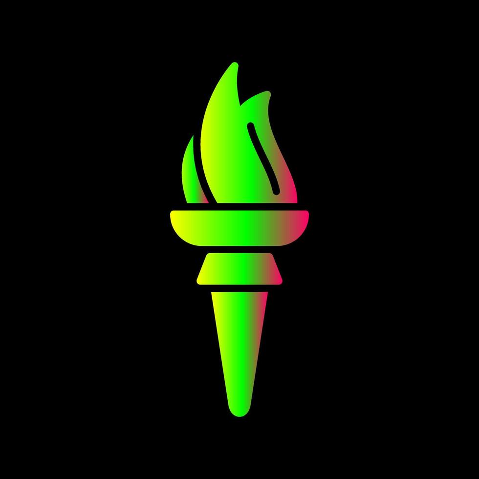 Torch Vector Icon