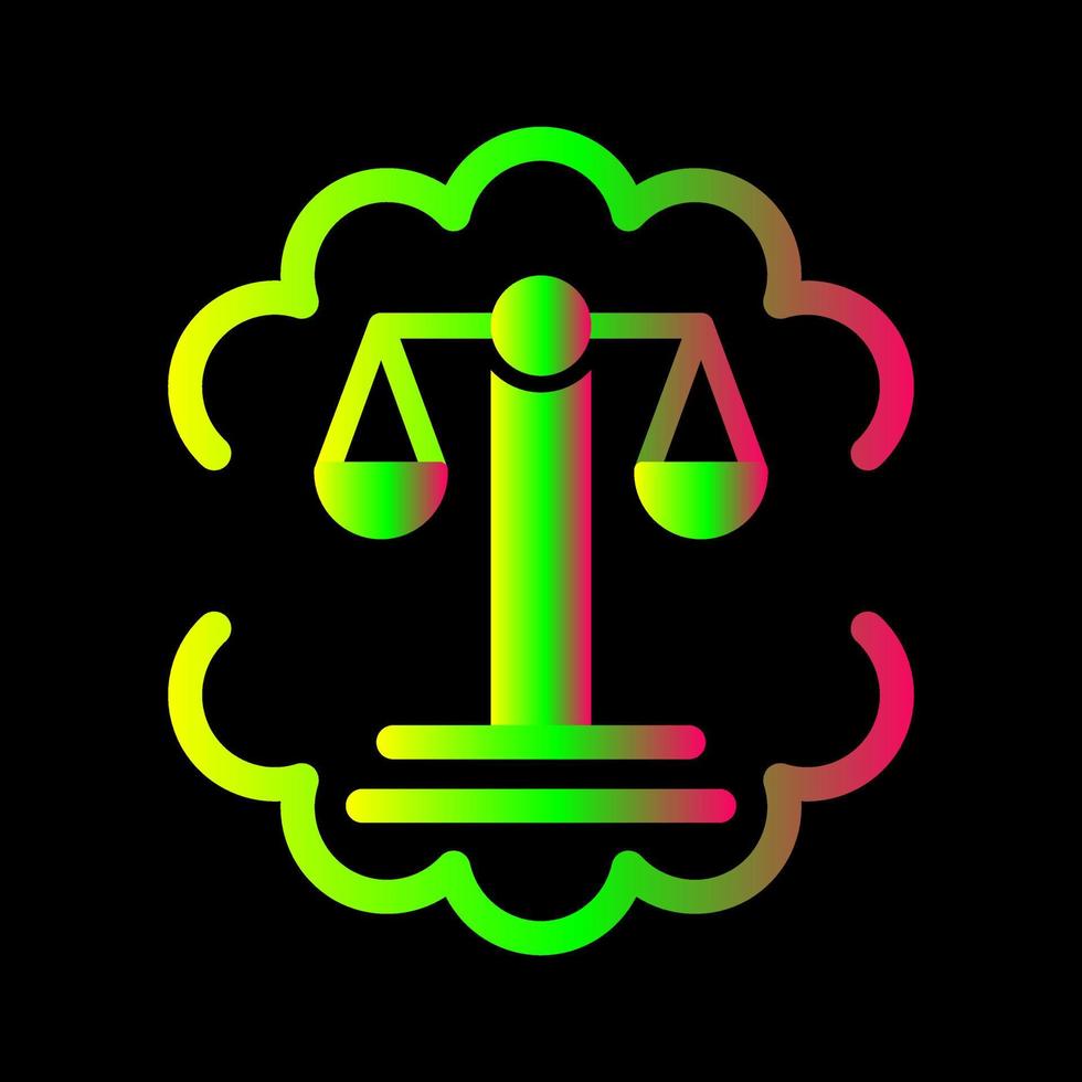 Justice Scale Vector Icon