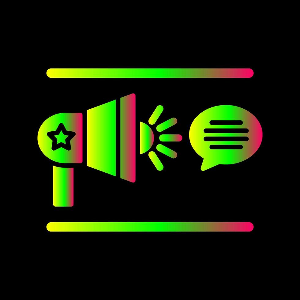 Freedom Of Speech Vector Icon