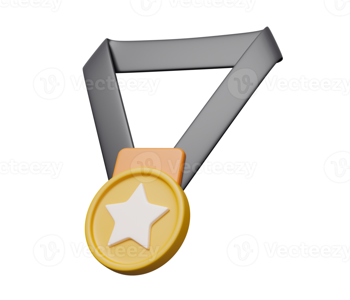 medal star award 3d png