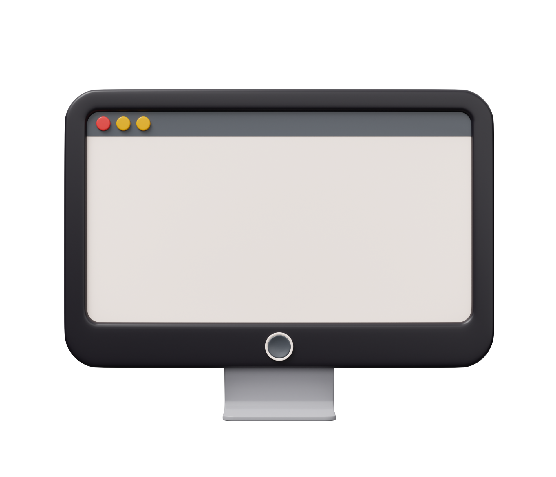 computer blank screen 3d icon 21456448 PNG